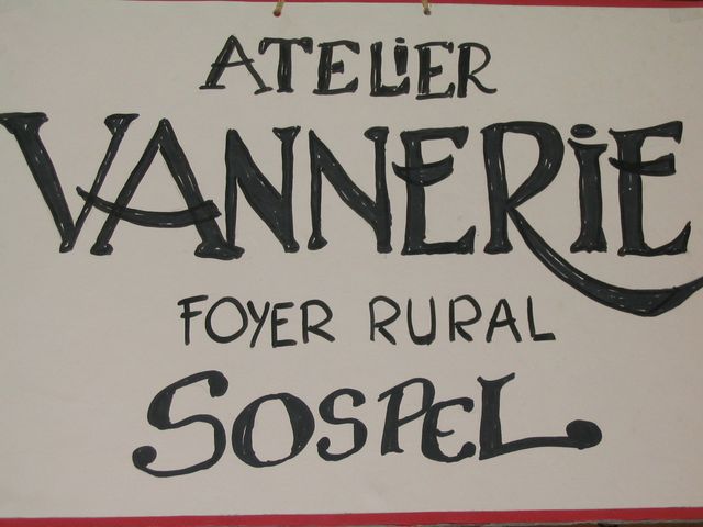 Atelier vannerie foyer rural